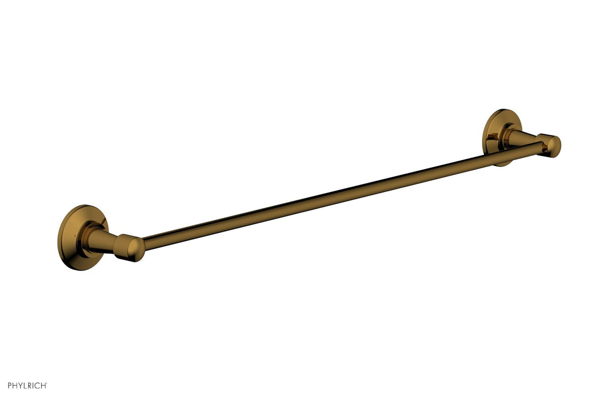 Phylrich 220-71-002 WORKS 24" Towel Bar 220-71 - French Brass