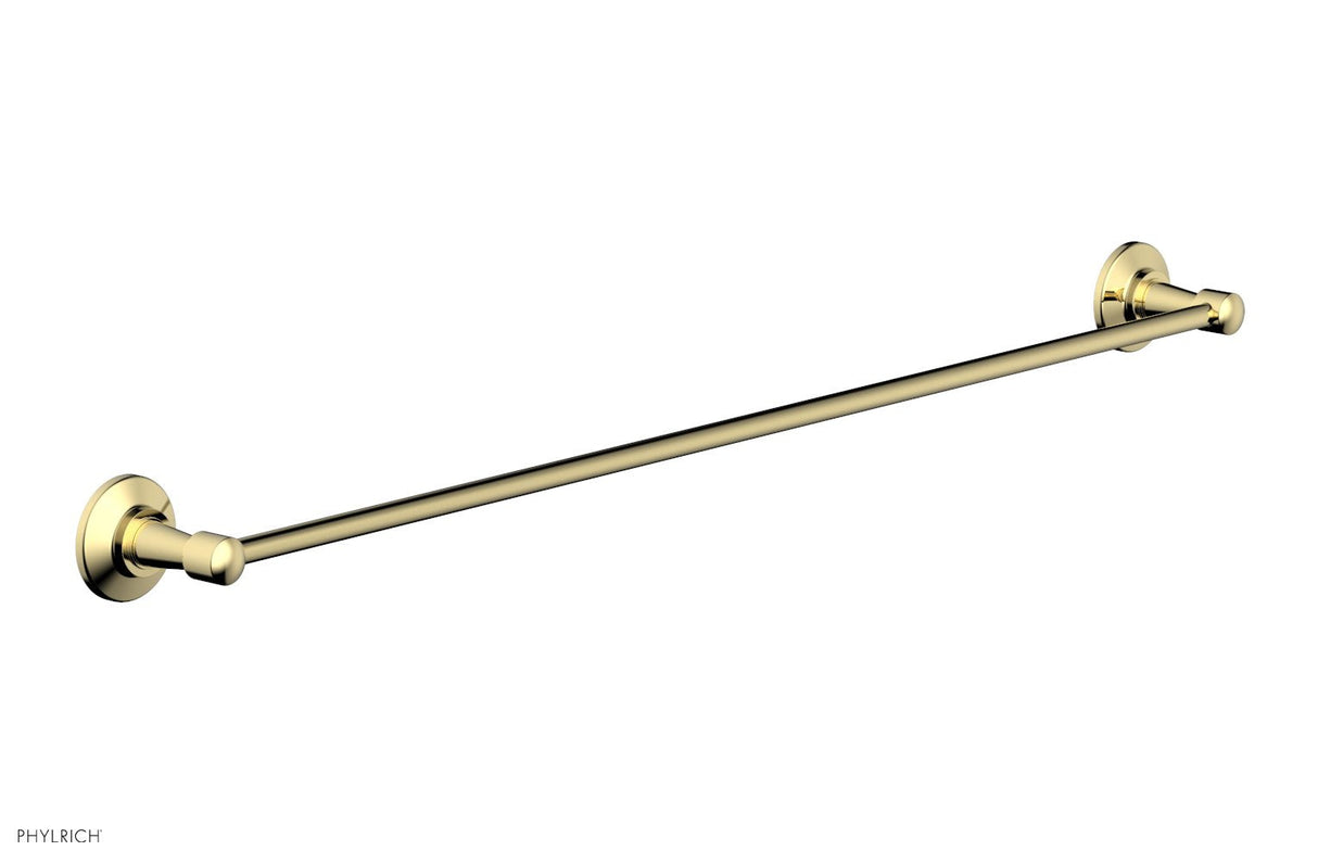 Phylrich 220-72-003 WORKS 30" Towel Bar 220-72 - Polished Brass