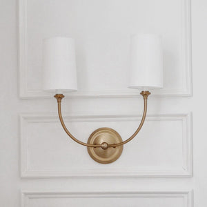 Libby Langdon for Crystorama Sylvan 2 Light Black Forged Sconce 2242-BF