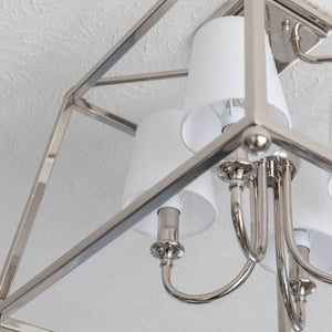 Libby Langdon for Crystorama Sylvan 4 Light Black Forged Semi Flush Mount 2243-BF