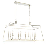 Libby Langdon for Crystorama Sylvan 8 Light Black Forged Chandelier 2249-BF_NOSHADE