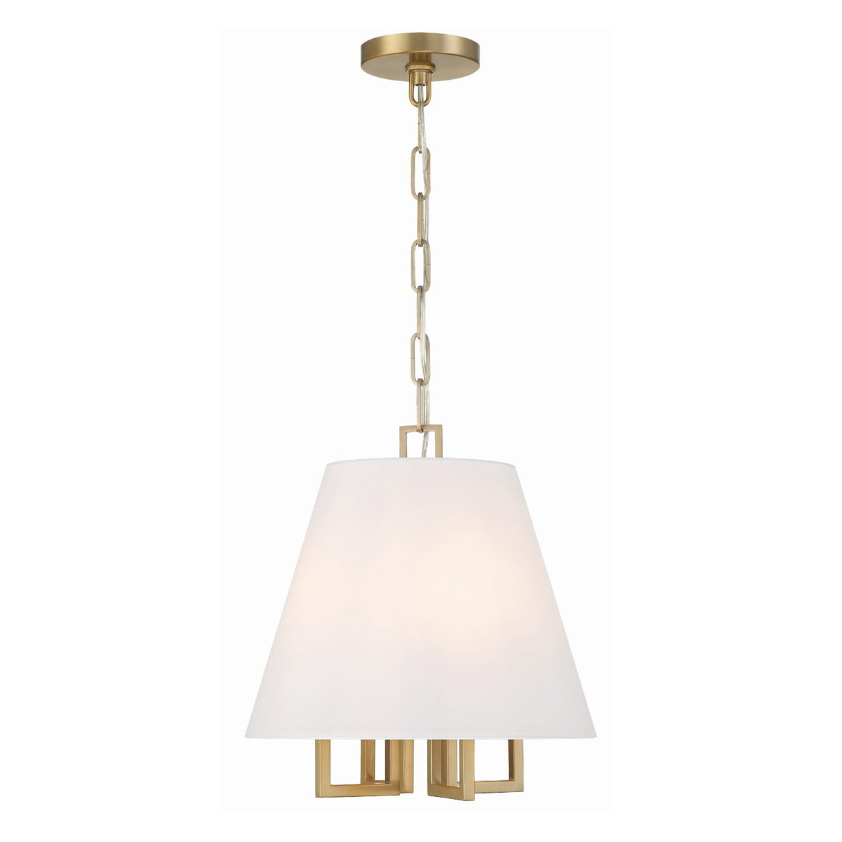 Libby Langdon for Crystorama Westwood 4 Light Vibrant Gold Pendant 2254-VG