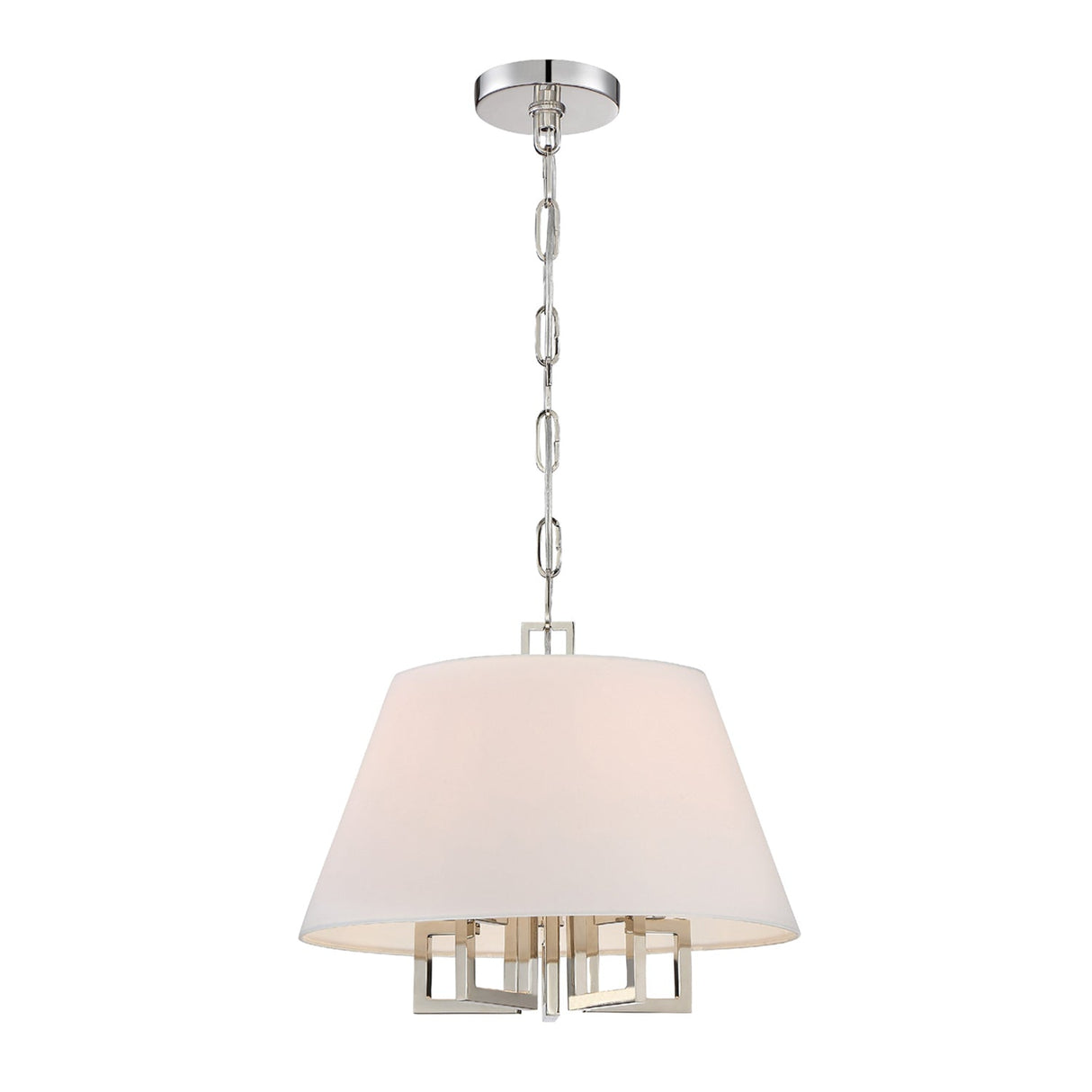 Libby Langdon for Crystorama Westwood 5 Light Polished Nickel Pendant 2255-PN