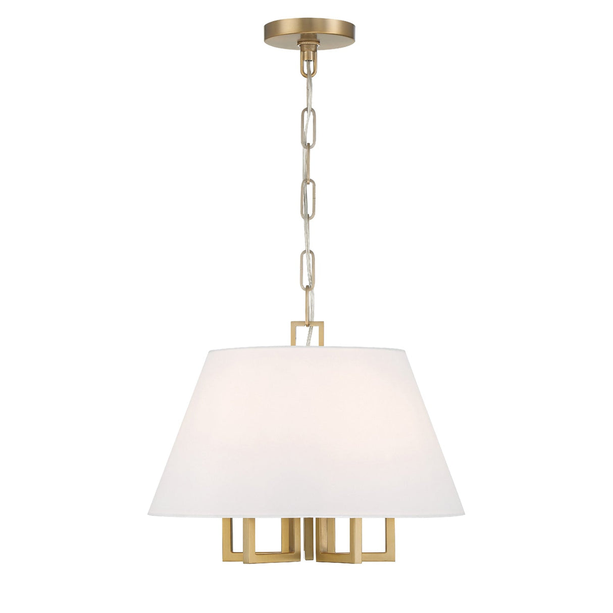 Libby Langdon for Crystorama Westwood 5 Light Polished Nickel Pendant 2255-PN