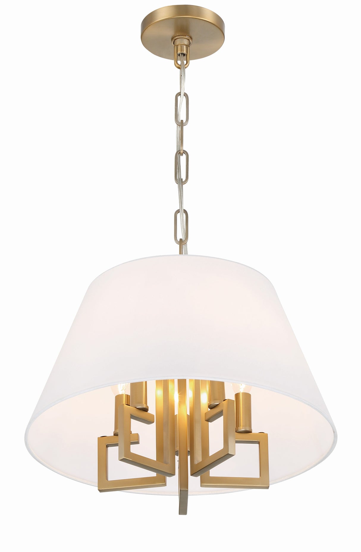 Libby Langdon for Crystorama Westwood 5 Light Polished Nickel Pendant 2255-PN