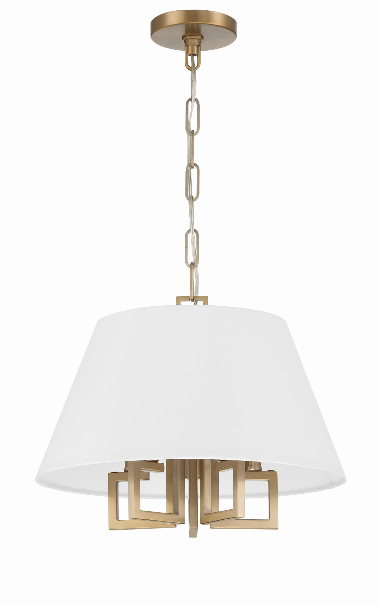 Libby Langdon for Crystorama Westwood 5 Light Polished Nickel Pendant 2255-PN