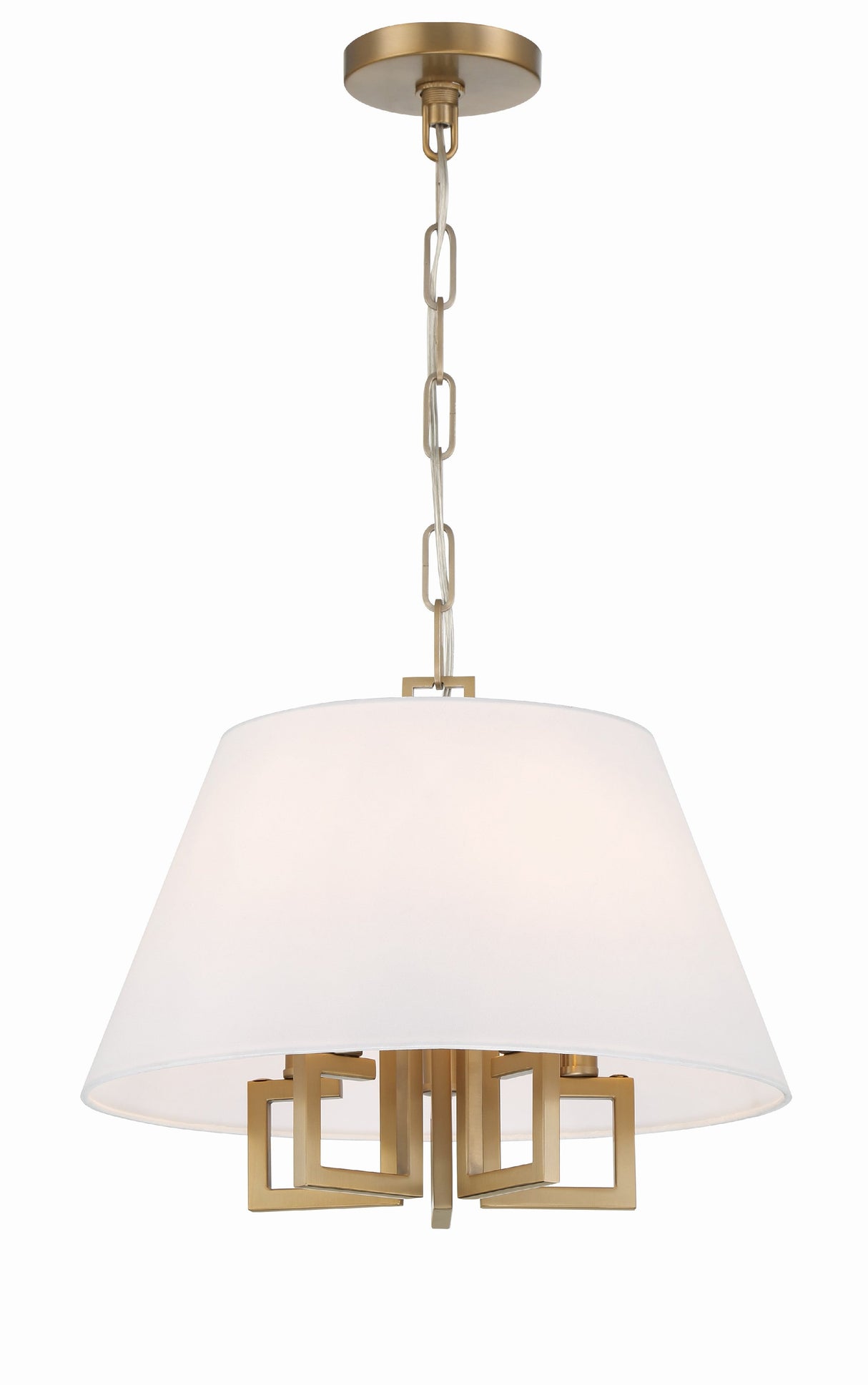 Libby Langdon for Crystorama Westwood 5 Light Polished Nickel Pendant 2255-PN