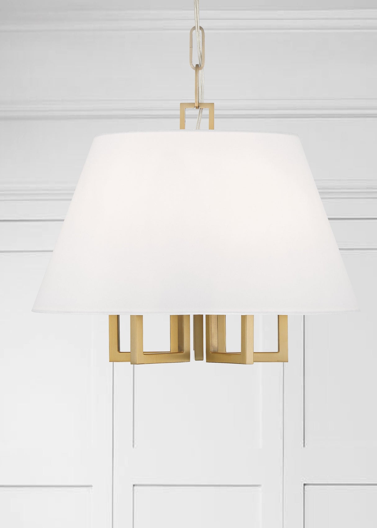 Libby Langdon for Crystorama Westwood 5 Light Polished Nickel Pendant 2255-PN