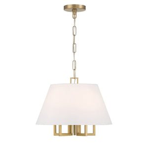 Libby Langdon for Crystorama Westwood 5 Light Vibrant Gold Pendant 2255-VG