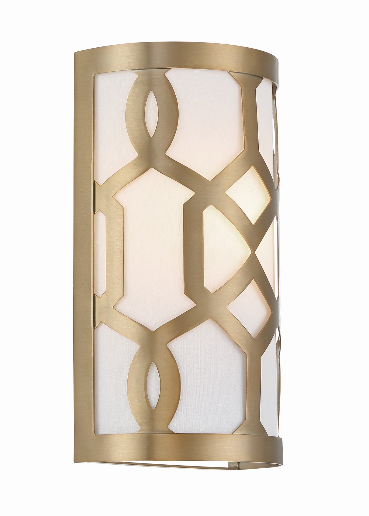 Libby Langdon for Crystorama Jennings 1 Light Aged Brass Sconce 2262-AG