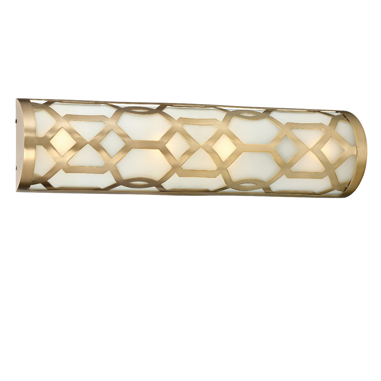Libby Langdon for Crystorama Jennings Integrated LED Aged Brass Bathroom Vanity 2264-AG-LED