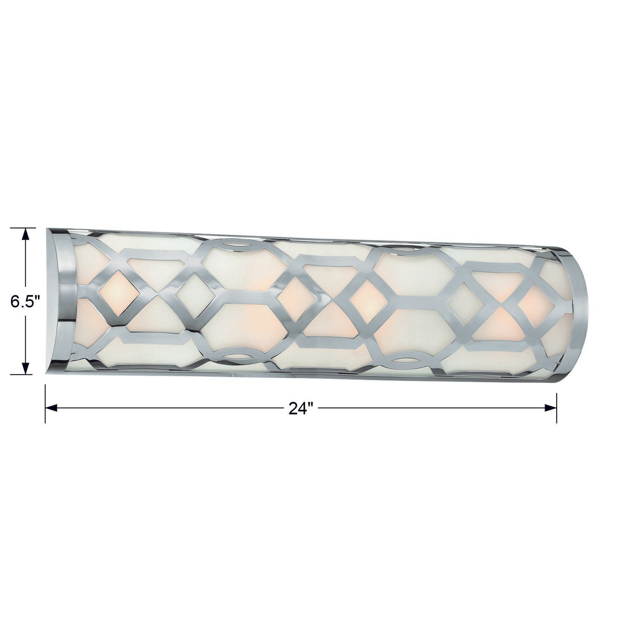 Libby Langdon for Crystorama Jennings Integrated LED Aged Brass Bathroom Vanity 2264-AG-LED
