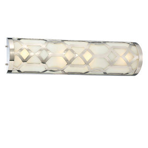 Libby Langdon for Crystorama Jennings Integrated LED Aged Brass Bathroom Vanity 2264-AG-LED