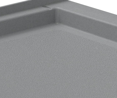 Swanstone STF-3838 38 x 38 Performix Alcove Shower Pan with Center Drain Ash Gray ST03838.203