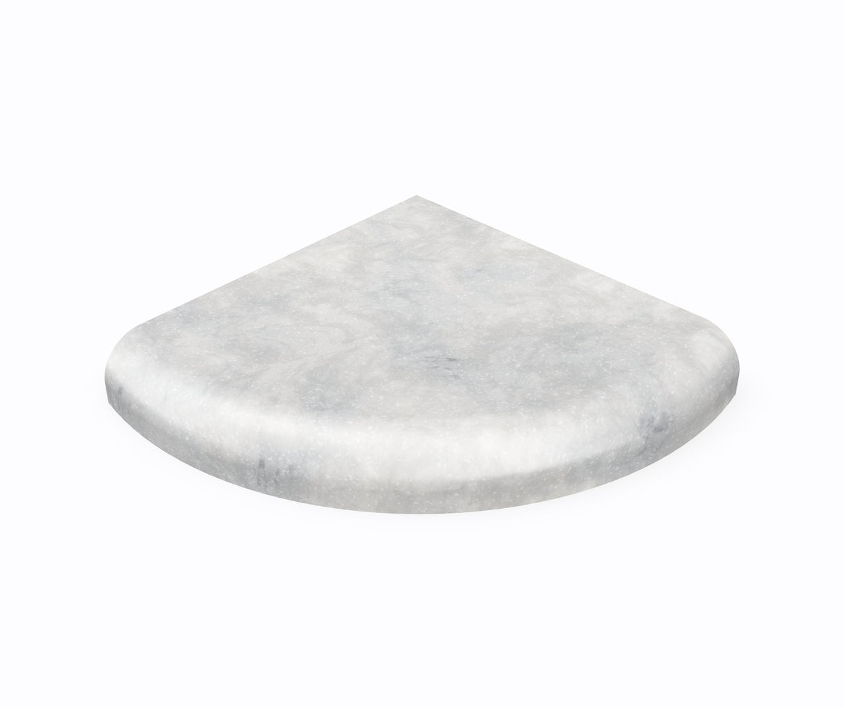 Swanstone™ 4-3/4"W x 4-3/4"D Ice Corner Shower Wall Soap Dish (2-Piece)