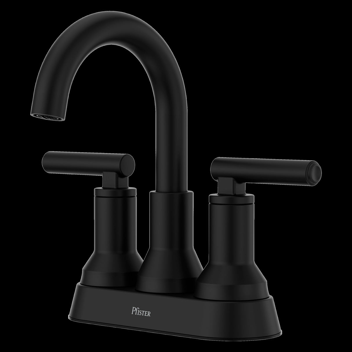 Capistrano 2-Handle 4" Centerset Bathroom Faucet in Spot Defense Matte Black