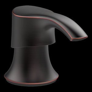 Pfister Transitional Round Soap Dispenser with SoloTilt in Tuscan Bronze