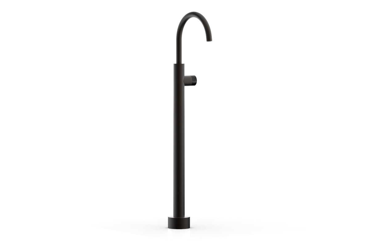Phylrich 230-47-02-10BX030 BASIC II Tall Floor Mount Tub Filler - Marble Handle 230-47-02 - Oil Rubbed Bronze