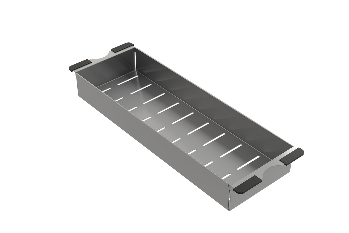 BOCCHI 1362-001-KIT1 Kit: 1362 Sotto Dual-mount Fireclay 32 in. Single Bowl Kitchen Sink with Protective Bottom Grid and Strainer & Workstation Accessories