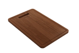 BOCCHI 2320 0004 Wooden Cutting Board with handle - Sapele Mahogany Wood; Compatible with 1500, 1501, 1551 and 1604 sinks