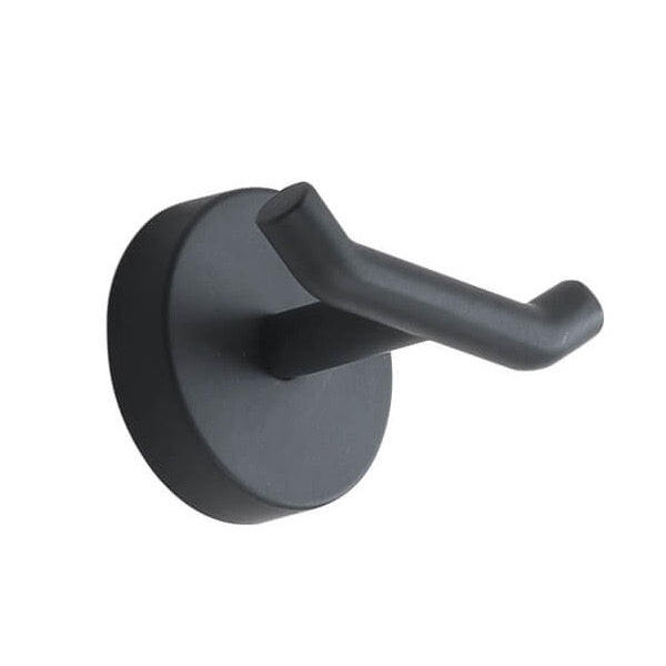 Double Robe Hook, Matte Black