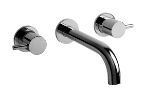 GRAFF Unfinished Brass M.E. Wall-Mounted Lavatory Faucet (Trim Only) G-6130-LM37W-UB-T