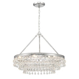 Calypso 6 Light Polished Chrome Chandelier 237-CH