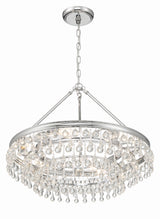 Calypso 6 Light Polished Chrome Chandelier 237-CH