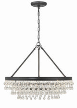 Calypso 6 Light Polished Chrome Chandelier 237-CH