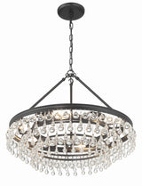 Calypso 6 Light Polished Chrome Chandelier 237-CH