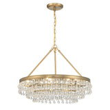 Calypso 6 Light Vibrant Gold Chandelier 237-VG