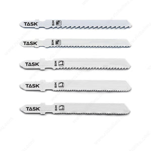 Richelieu T23197 Jigsaw Blade Set, Metal / Wood, Jigsaw Blades, Task, T-Shank, Bi-Metal