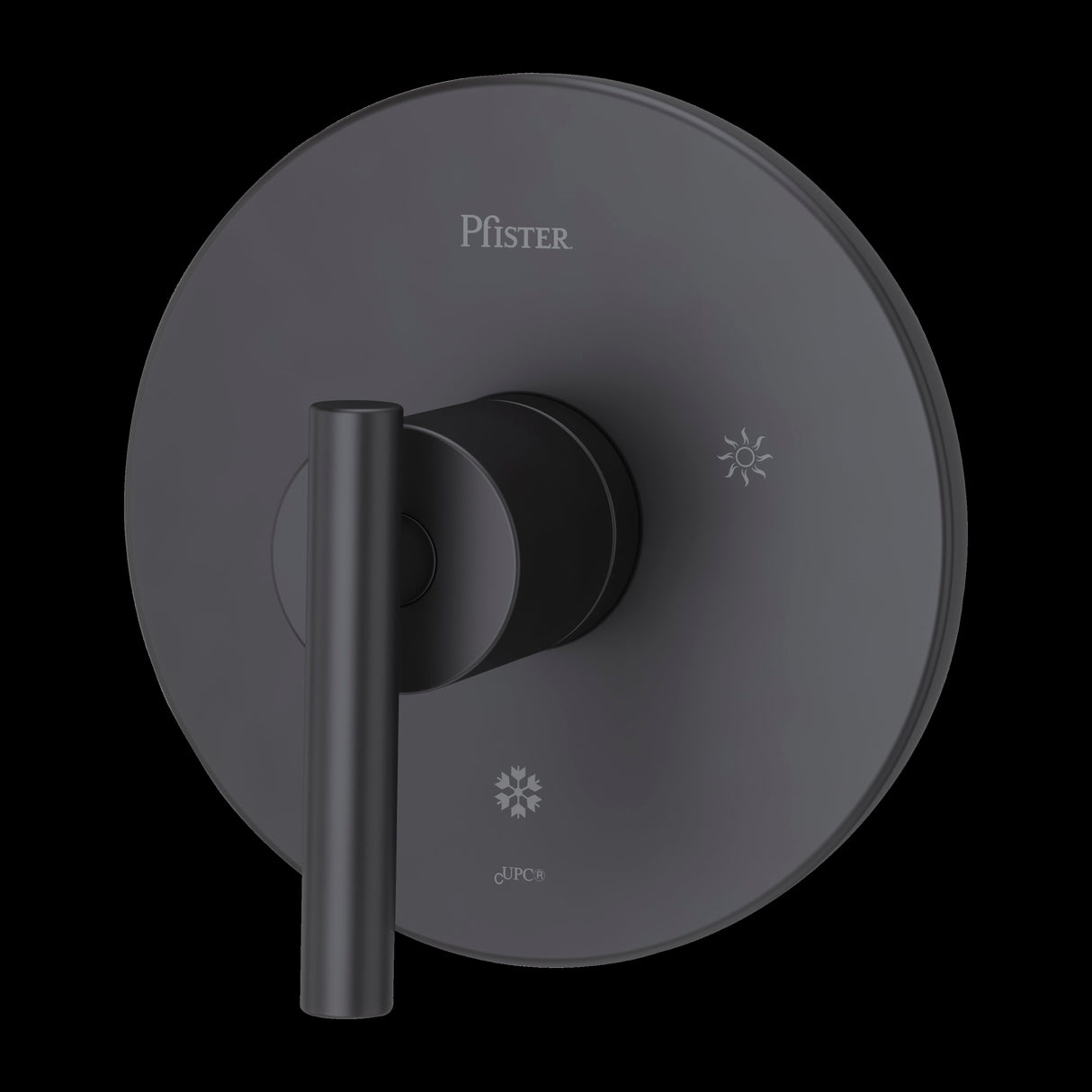Contempra 1-Handle Tub & Shower Valve Only Trim in Black