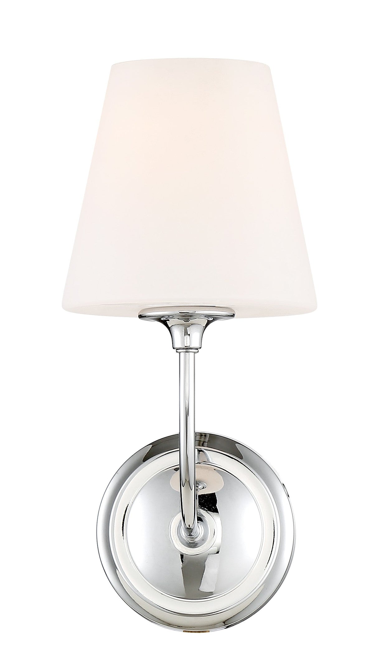 Libby Langdon for Crystorama Sylvan 1 Light Black Forged Sconce 2441-OP-BF