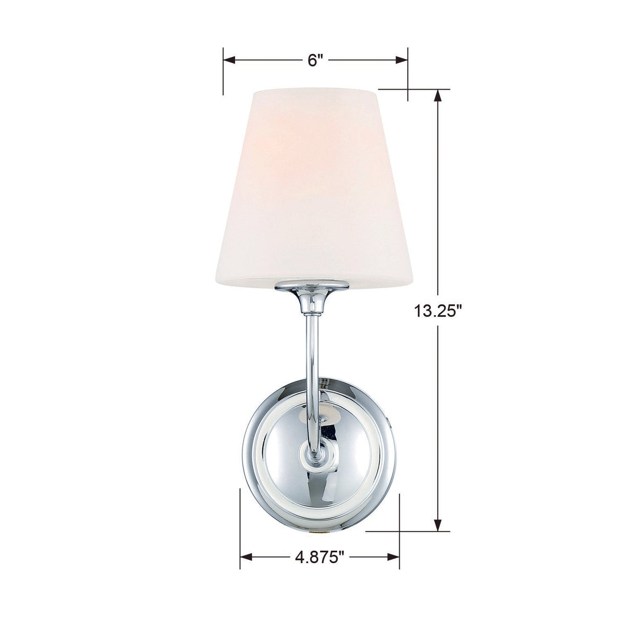 Libby Langdon for Crystorama Sylvan 1 Light Black Forged Sconce 2441-OP-BF