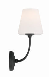 Libby Langdon for Crystorama Sylvan 2 Light Black Forged Sconce 2442-OP-BF