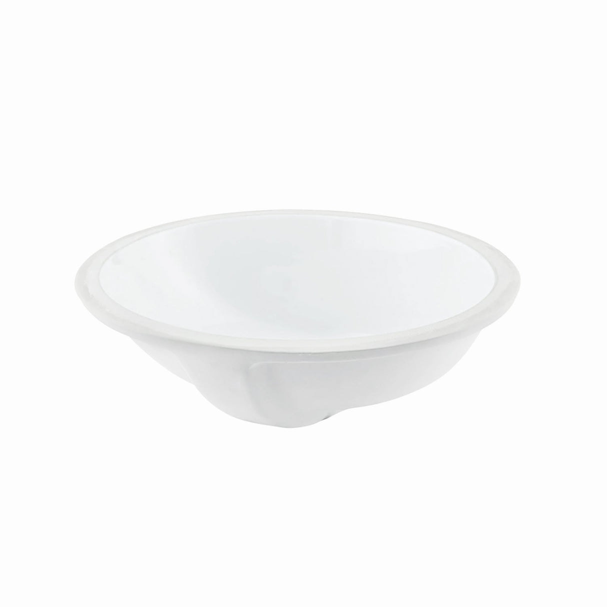 DAX Ceramic Oval Single Bowl Undermount Bathroom Basin, White BSN-100
