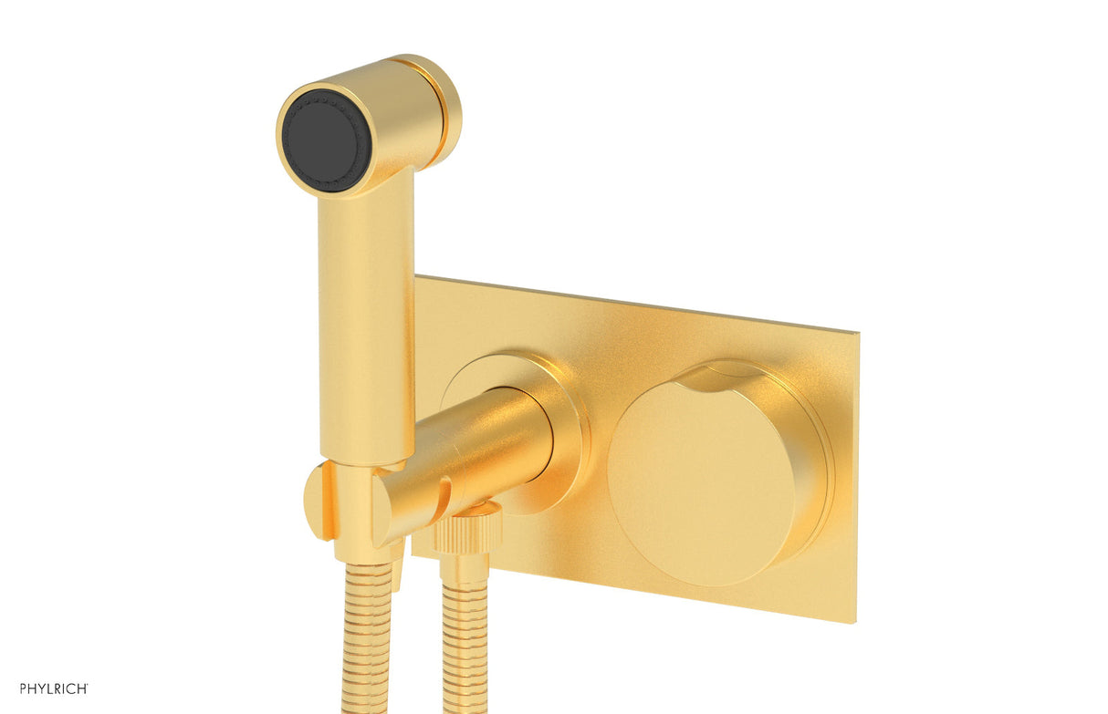 Phylrich 250-64-24B CIRC - Wall Mounted Bidet, Round Handle 250-64 - Burnished Gold