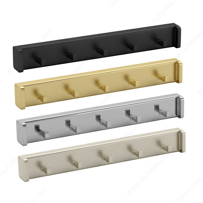 Richelieu 3542900 Richelieu Design-R Pull-Out Belt Rack, Matte Black, 12 in, 5, 11 3/4 in, 900