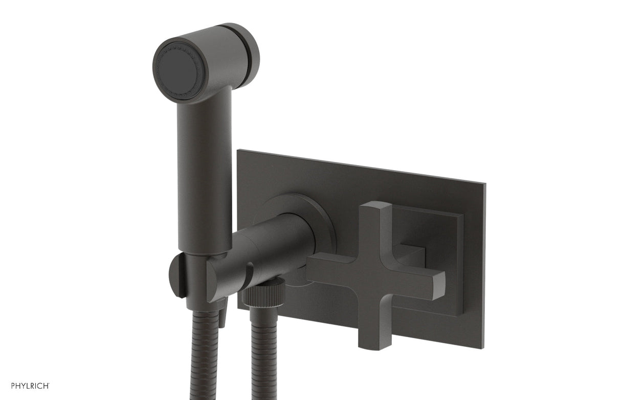 Phylrich 255-64-10B CROI - Wall Mounted Bidet - Cross Handle 255-64 - Oil Rubbed Bronze