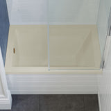 Voltaire 48" X 32" Left-Hand Drain Alcove Bathtub in Bisque