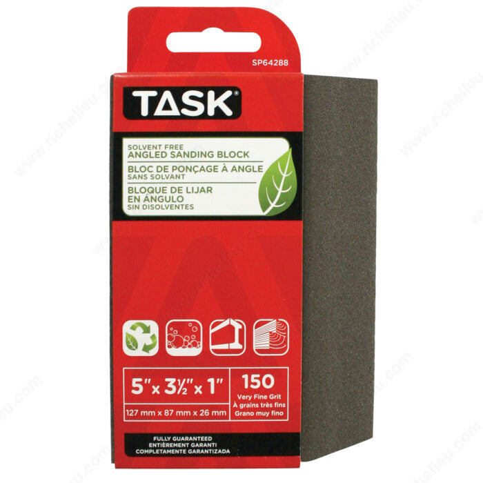 Task SP64288 Solvent Free Eco Angled Sanding Block