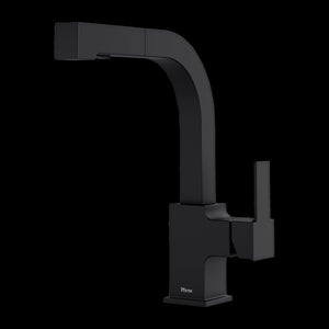 Arkitek 1-Handle Pull-Out Kitchen Faucet in Matte Black