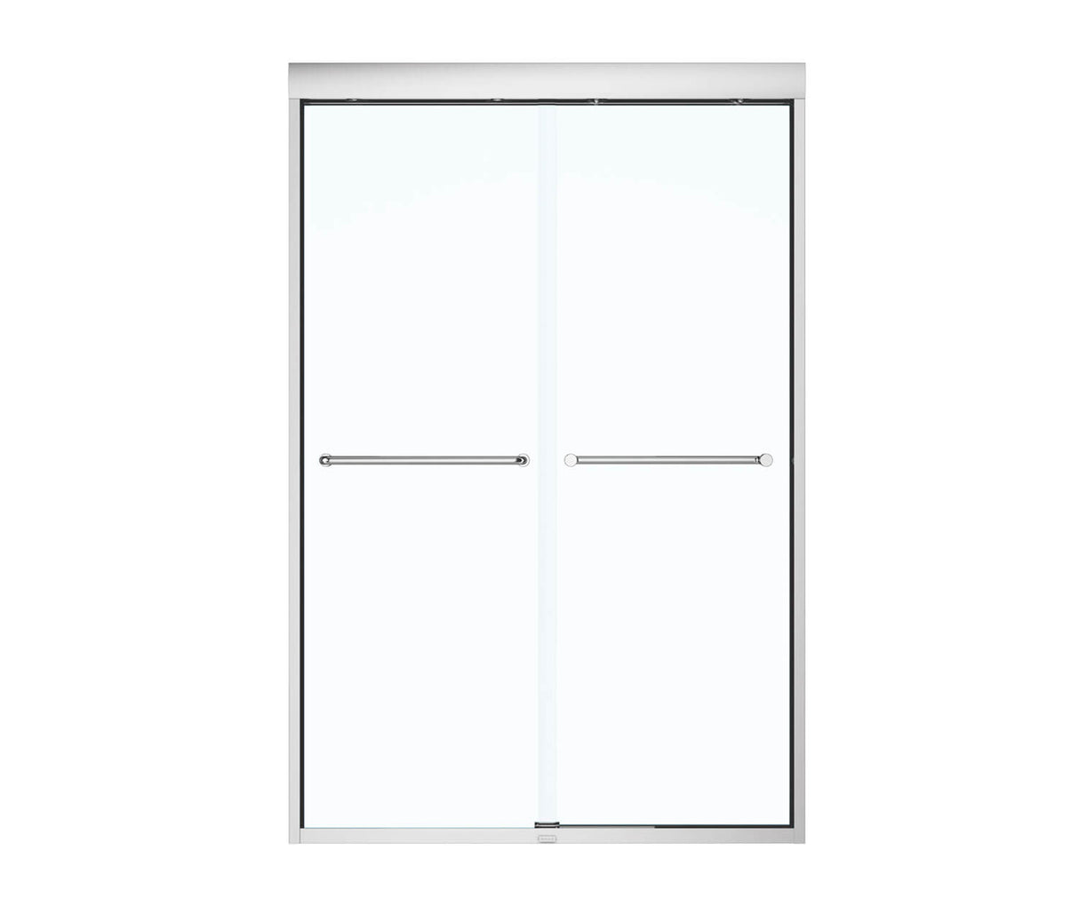 MAAX 135663-900-084-000 Aura 43-47 x 71 in. 6 mm Bypass Shower Door for Alcove Installation with Clear glass in Chrome