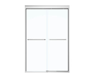 MAAX 135663-900-084-000 Aura 43-47 x 71 in. 6 mm Bypass Shower Door for Alcove Installation with Clear glass in Chrome