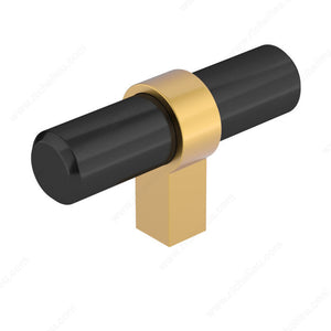 Richelieu BP501660900 Modern Metal Knob - 5016, Matte Black