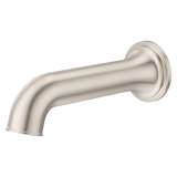 Round Non-Divertering Tub Spout in Brushed Nickel