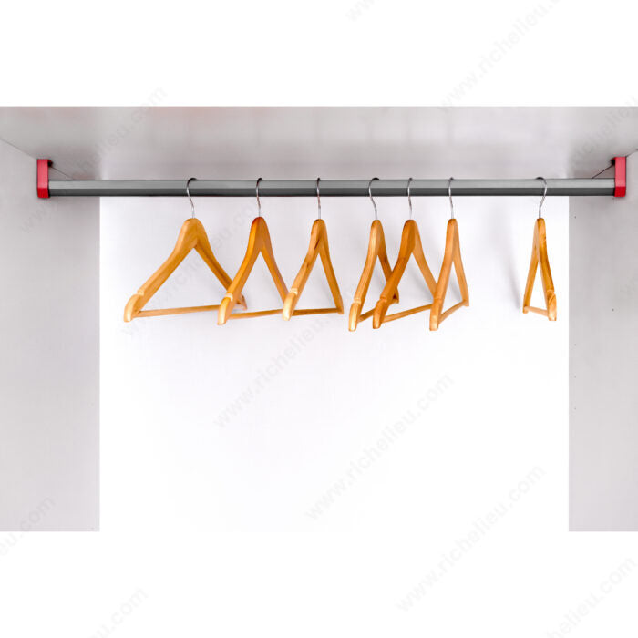 Richelieu 208228415 Left and Right Supports for Diamond Rod, Rialto Collection, Magenta, 415