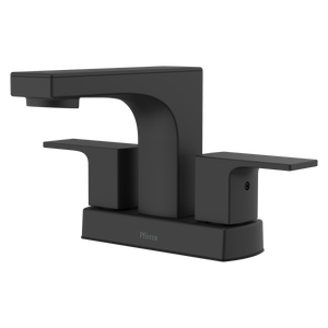 Pfirst Modern 4 in. Centerset Faucet in Matte Black
