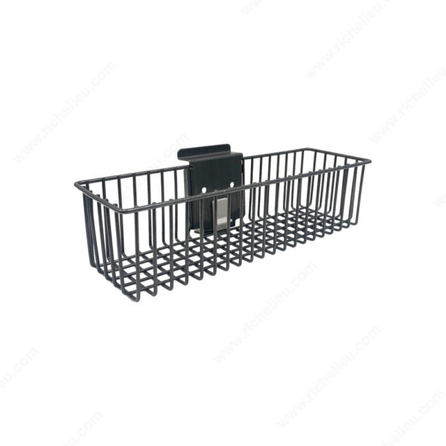 Onward 29105BC 3"x12" Wire Basket for Slatwall